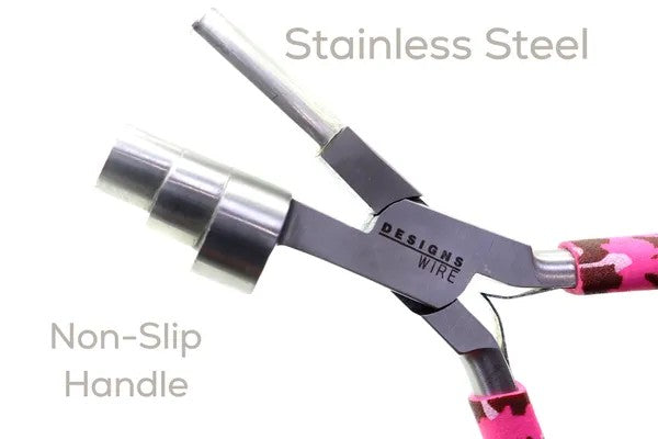 Big Wrapper Looping Pliers, 13/16/20 Millimeter Barrels, Jewelry Making Supplies/ Six Colors