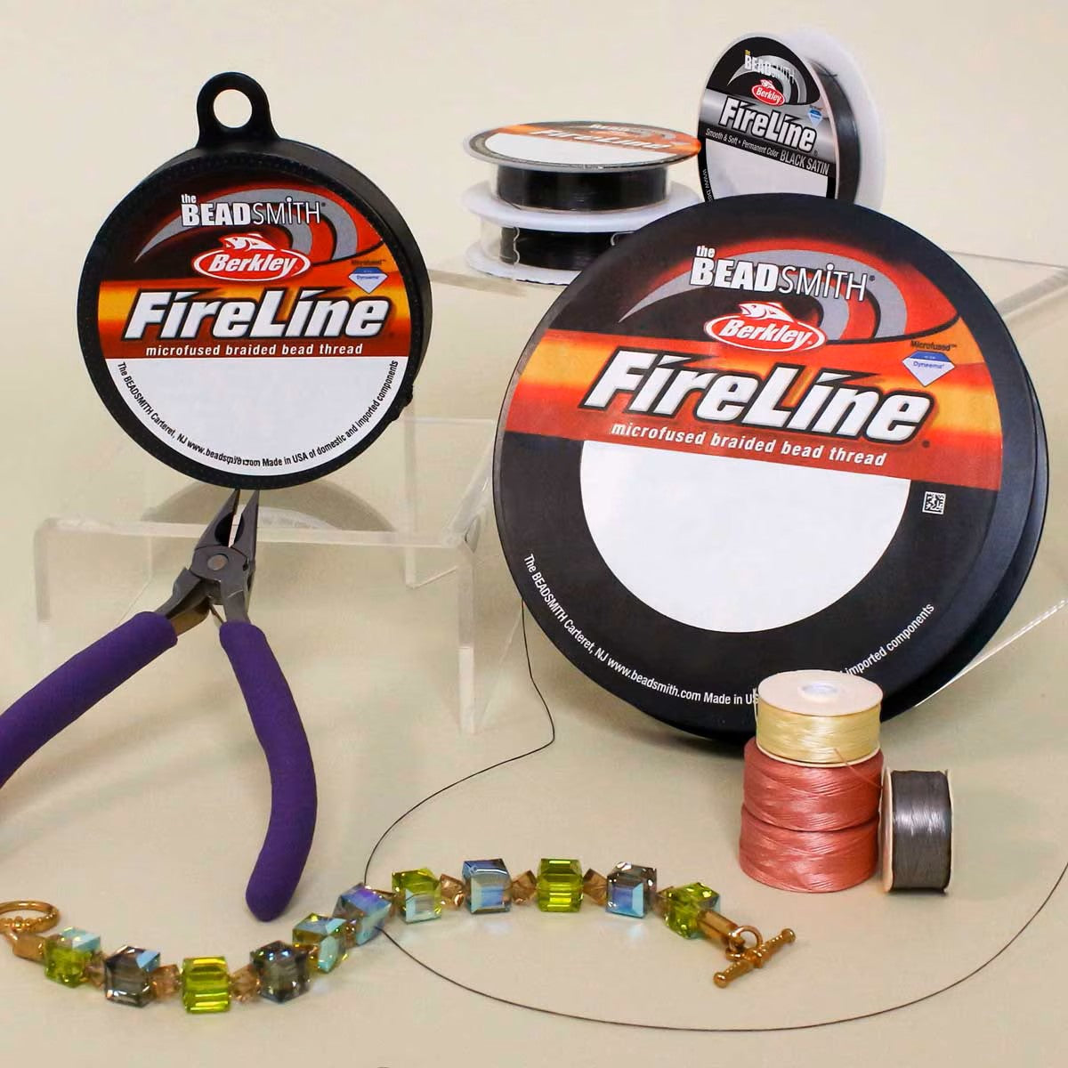 The Beadsmith Fireline by Berkley – Micro-Fused Braided Thread