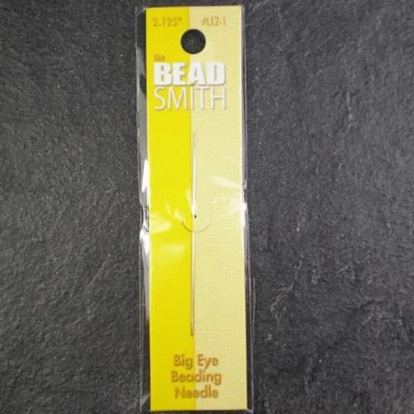 Big Eye Beading Needles Beadsmith 5" 2.125 Inches Double Needle
