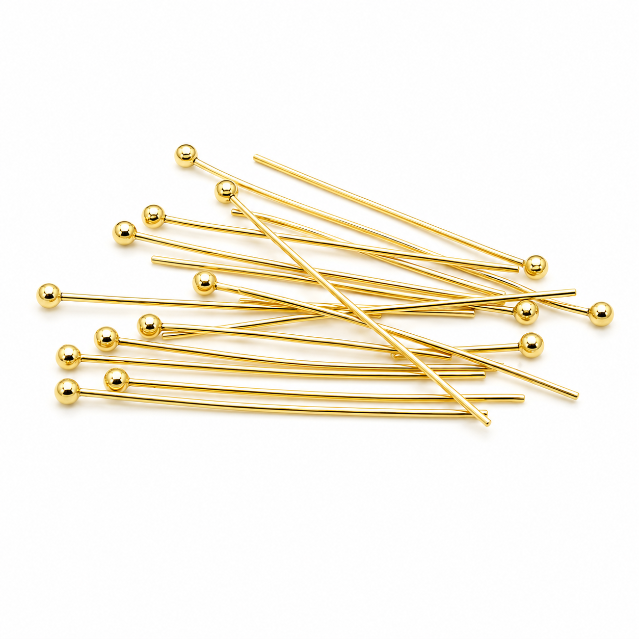 18K GOLD PLATED HEAD PIN | 2.5 GRAMS PACK