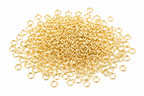 18Kt Gold Plated Open Jump Rings (2.5 grams per pack)