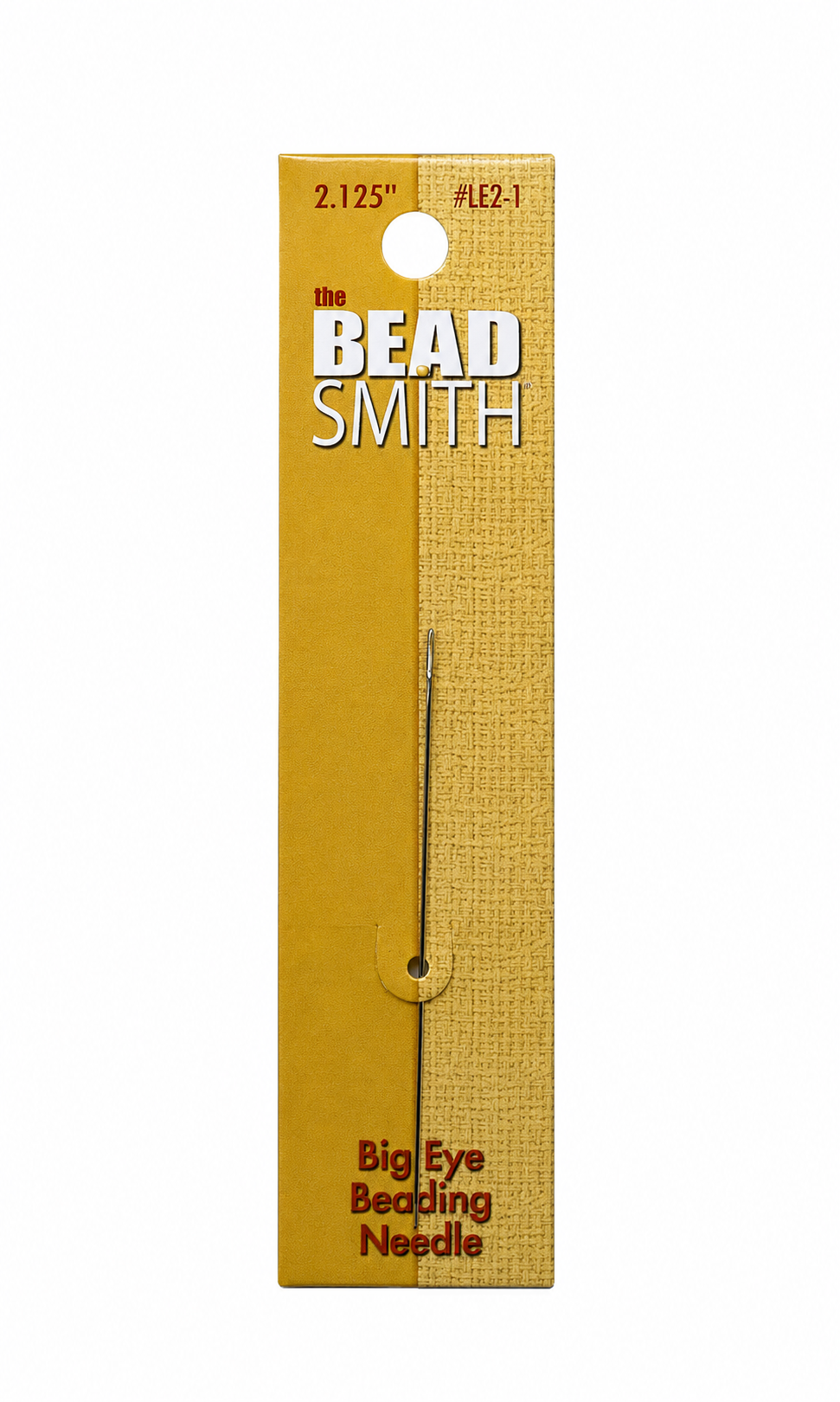 Big Eye Beading Needles Beadsmith 5" 2.125 Inches Double Needle