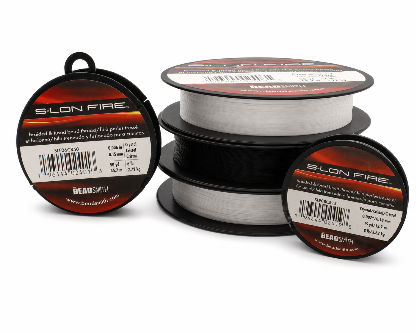 The Beadsmith S-Lon Fire – Braided and Fused Bead Thread