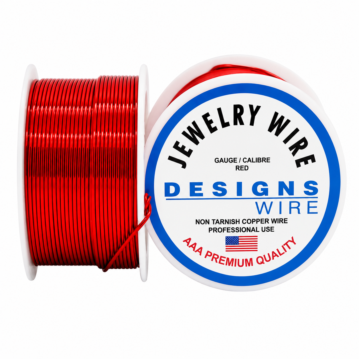DESIGNS WIRE- Copper wire, Red Colored