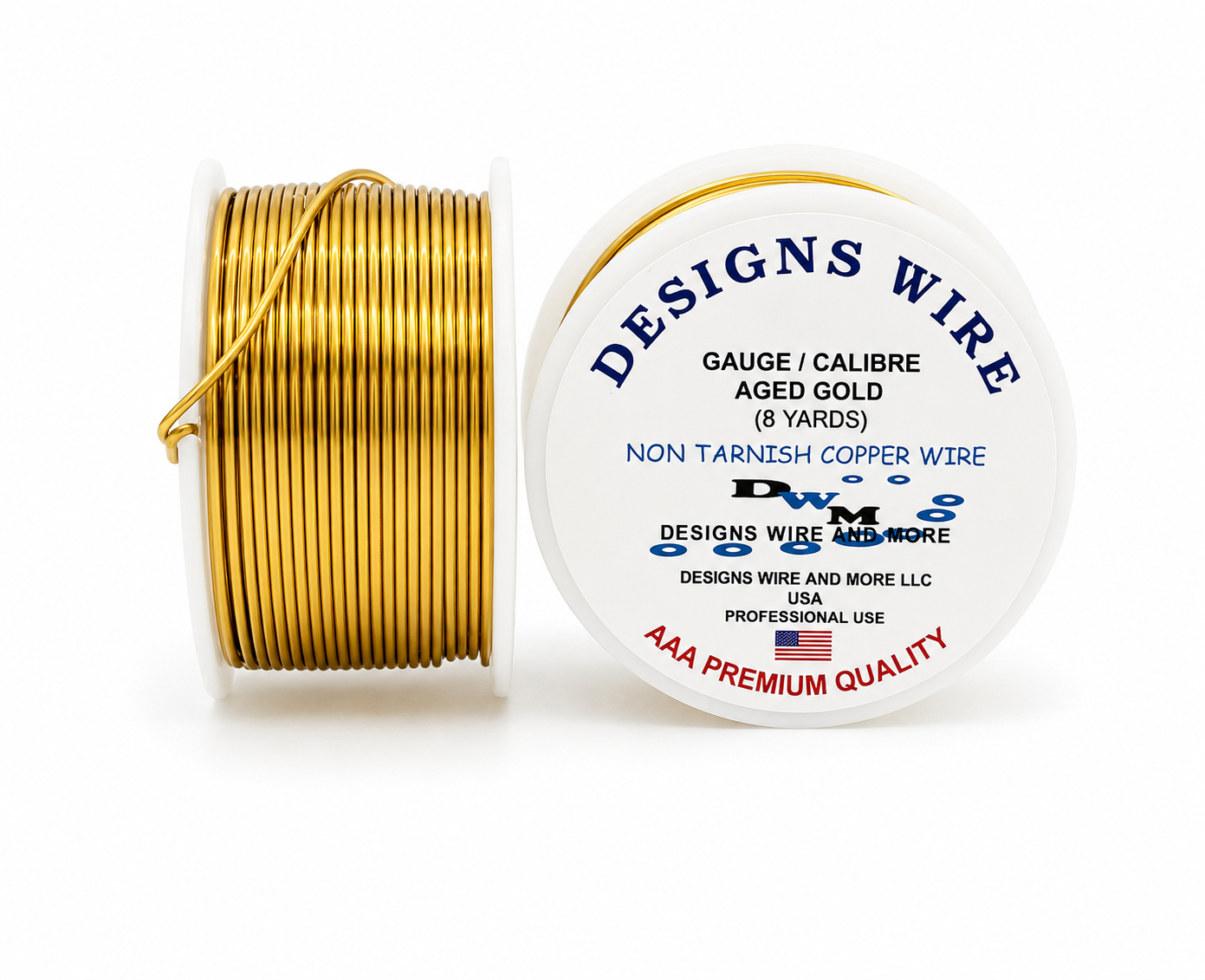 DESIGNS WIRE- Copper wire, Old Gold Colored