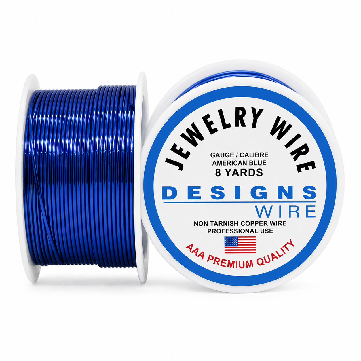 Copper Wire American Blue Colored