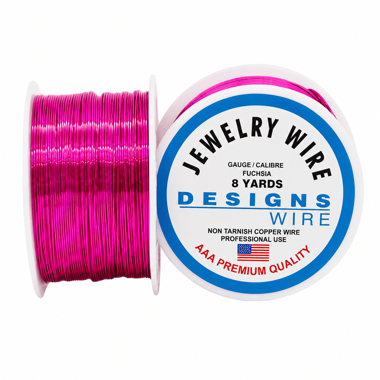 Copper Wire Fuchsia Colored