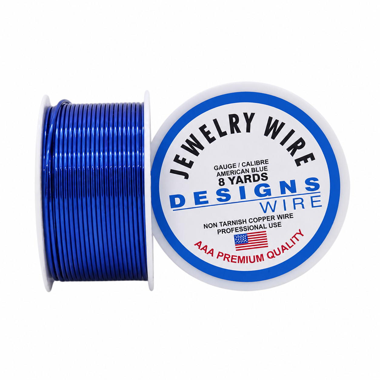 DESIGNS WIRE- Copper wire, American Blue Colored