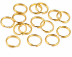 18Kt Gold Plated Double Jump Rings (2.5 grams per pack)