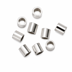 TUBE CRIMP 2X2MM GOLD & SILVER PLATE- CD/100