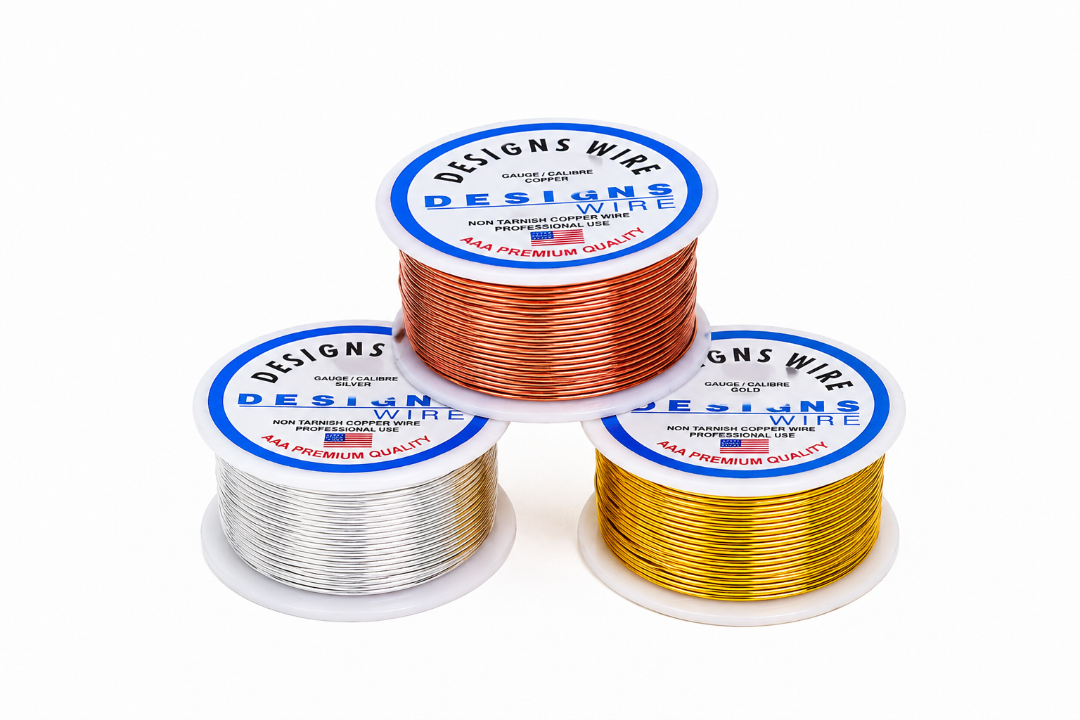 3 PACK / DESIGNS WIRE- Copper wire (EXCLUSIVE PACK PROMO)