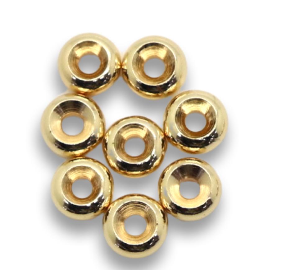 18kt Gold Plated Donut Spacer