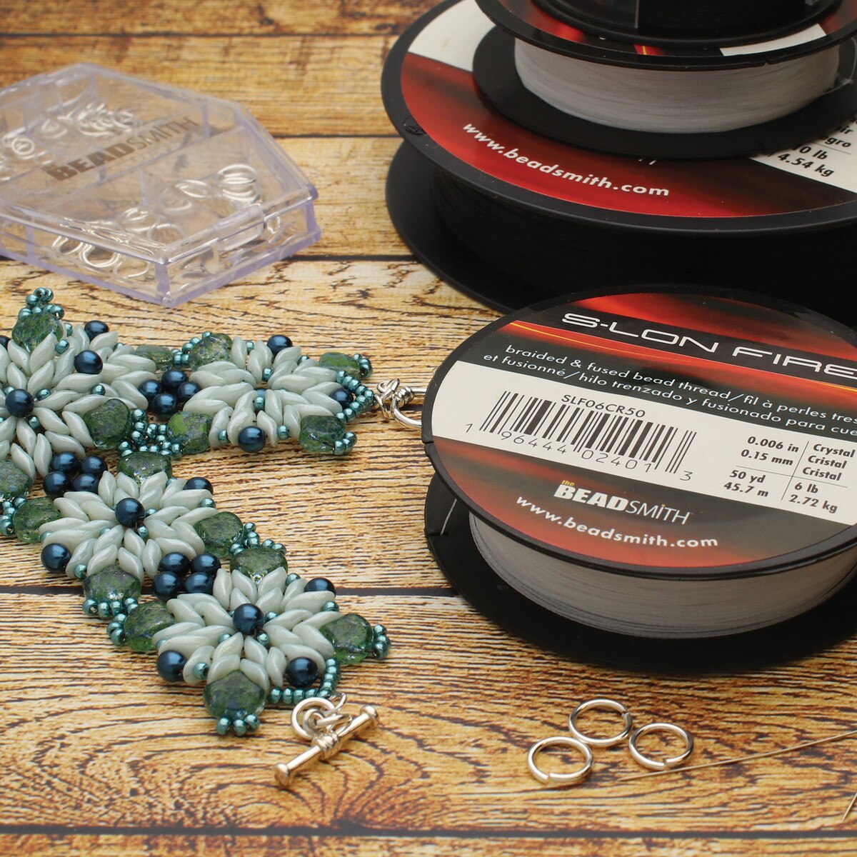 The Beadsmith S-Lon Fire – Braided and Fused Bead Thread