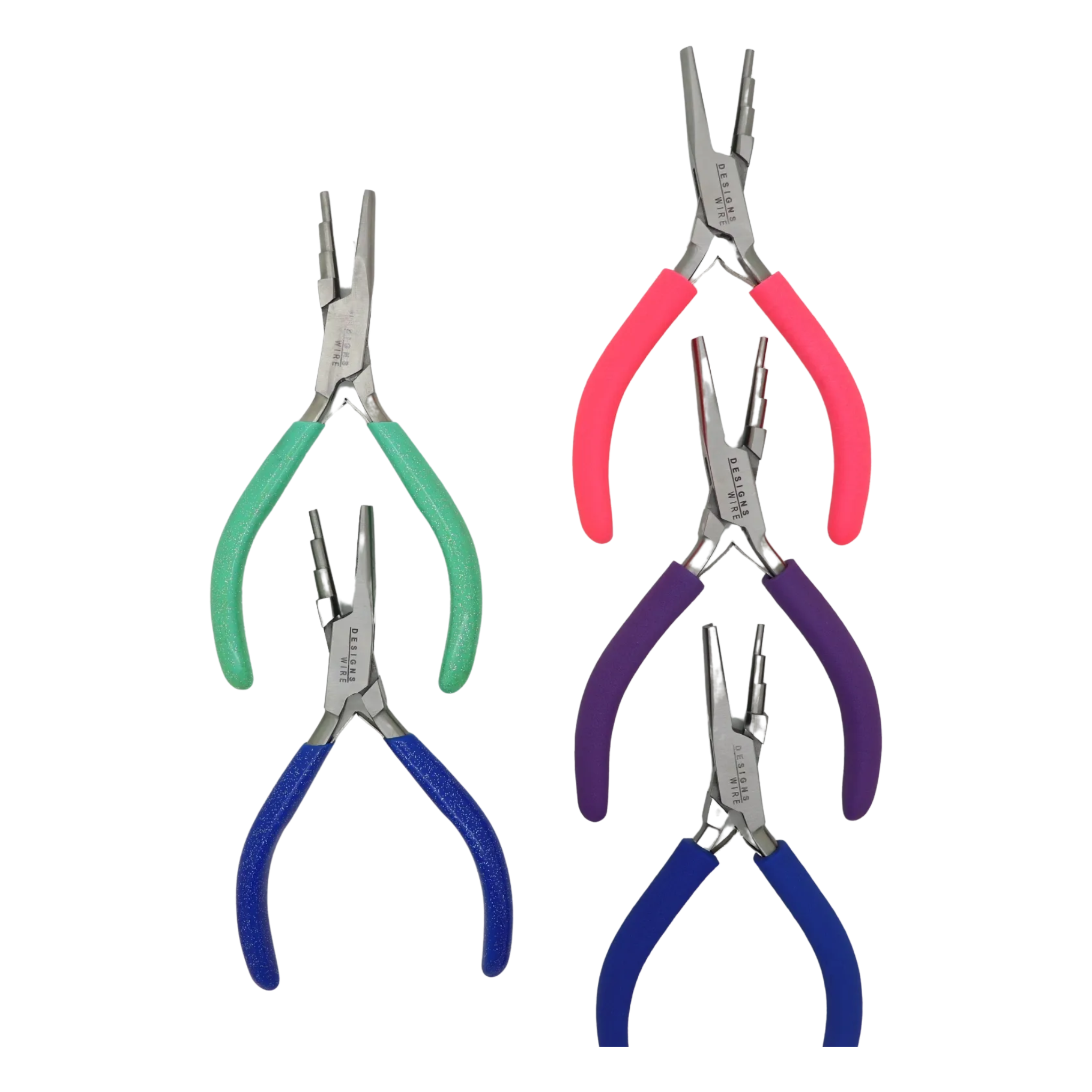 Designs Wire 3-Step Wire Looping Pliers | Concave And Round Nose