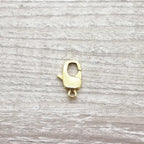 GOLD PLATED RECTANGULAR LOBSTER CLAW | 20MMX9MM