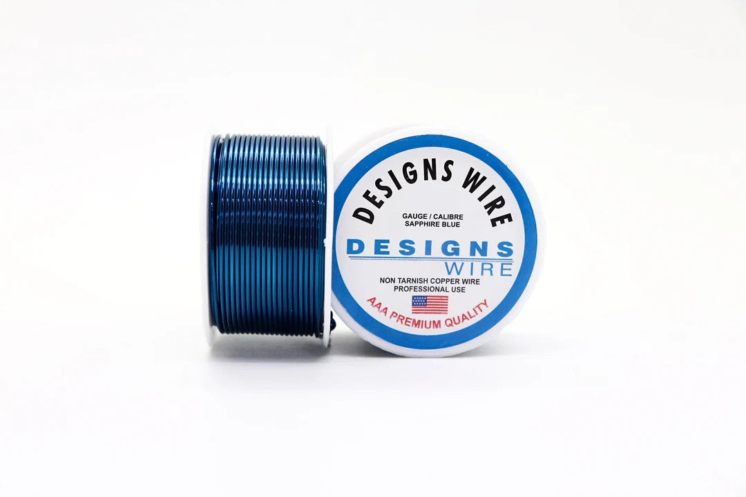 Designs Wire Sapphire Colored