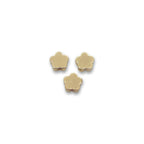 18Kt Gold Plated Flower spacers (6 Packs)