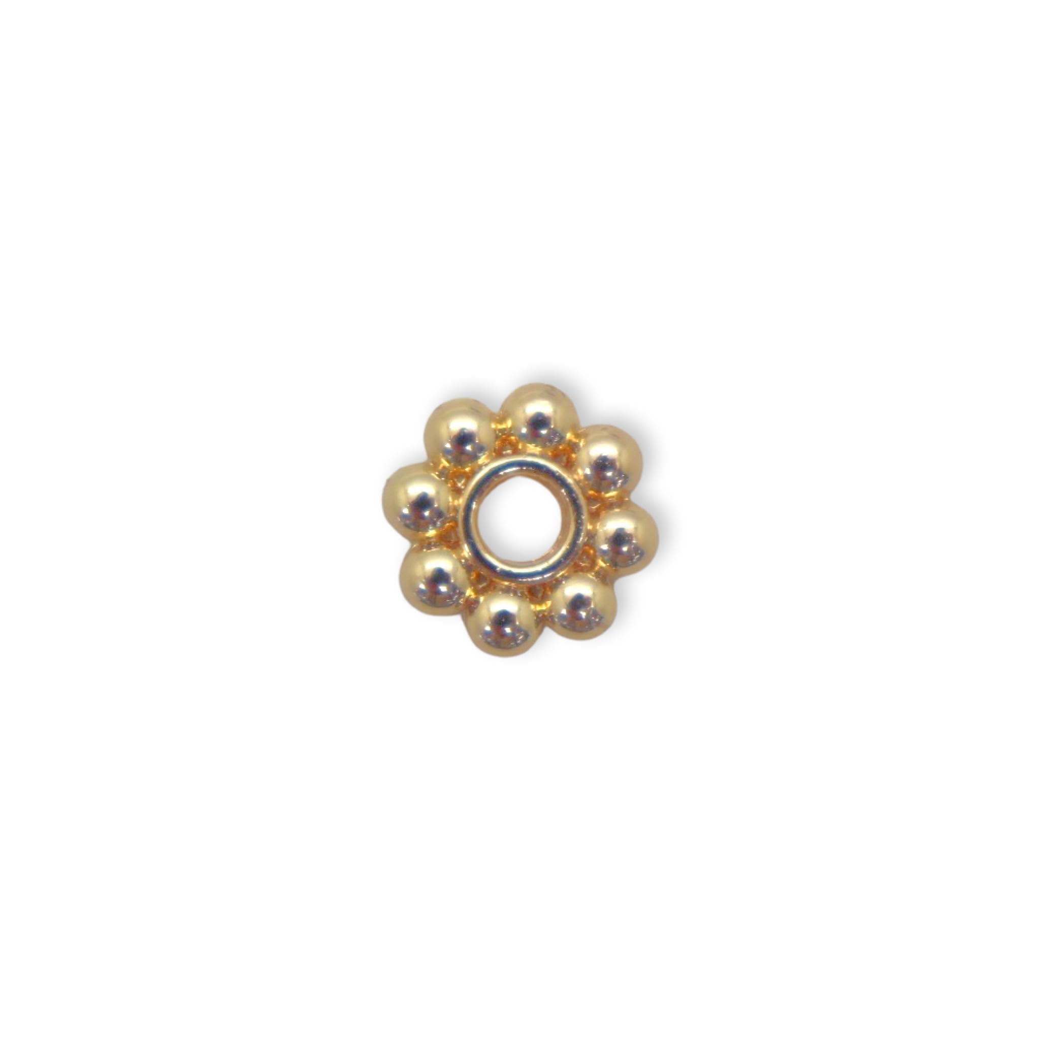 18kt Gold Plated Flower Spacers