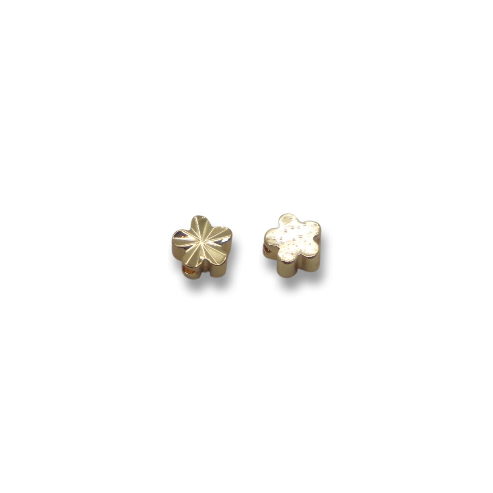 18Kt Gold Plated Flower spacers (6 Packs)