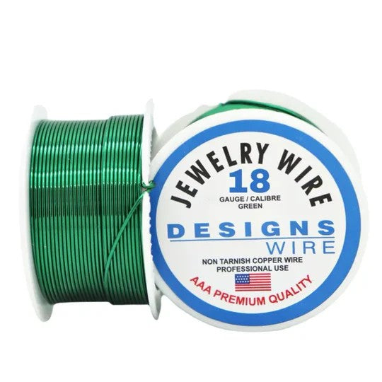 Copper Wire Green Colored